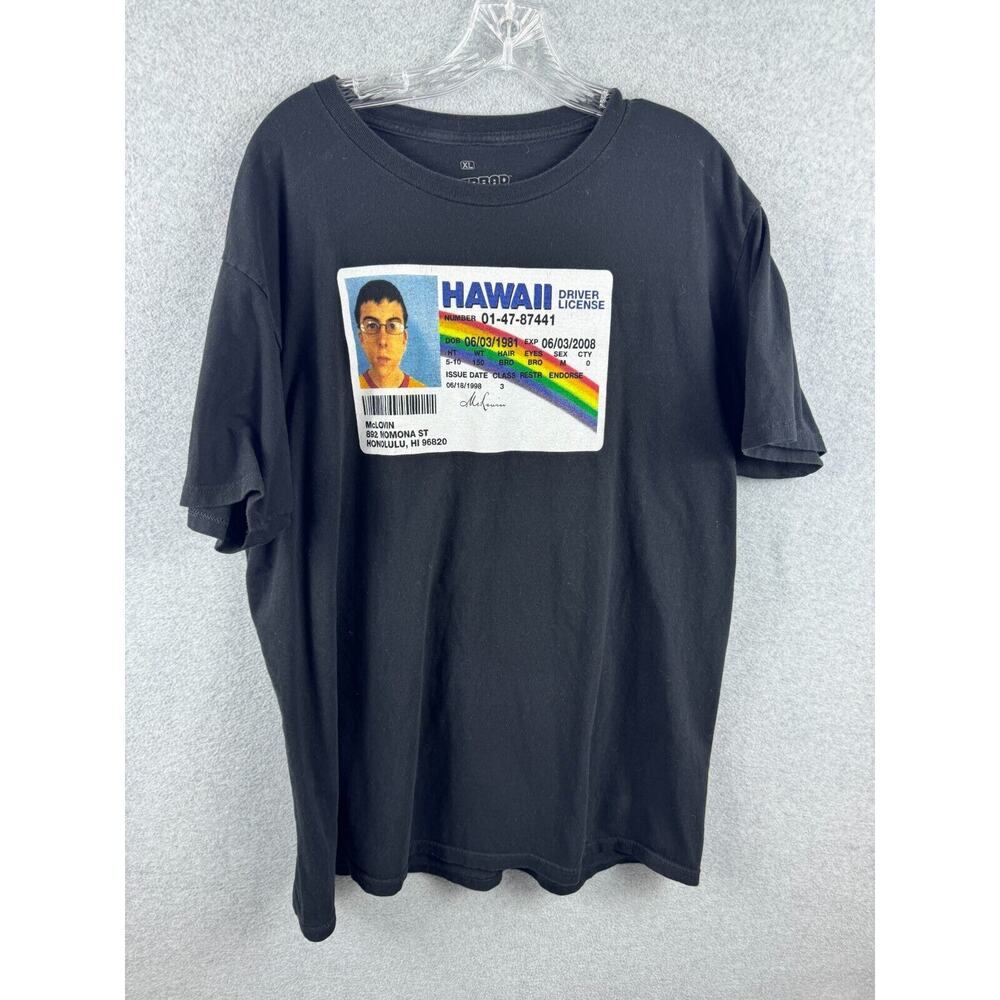 Ripple Junction Super Bad McLovin Shirt Size XL Black Short Sleeve Tee Comedy